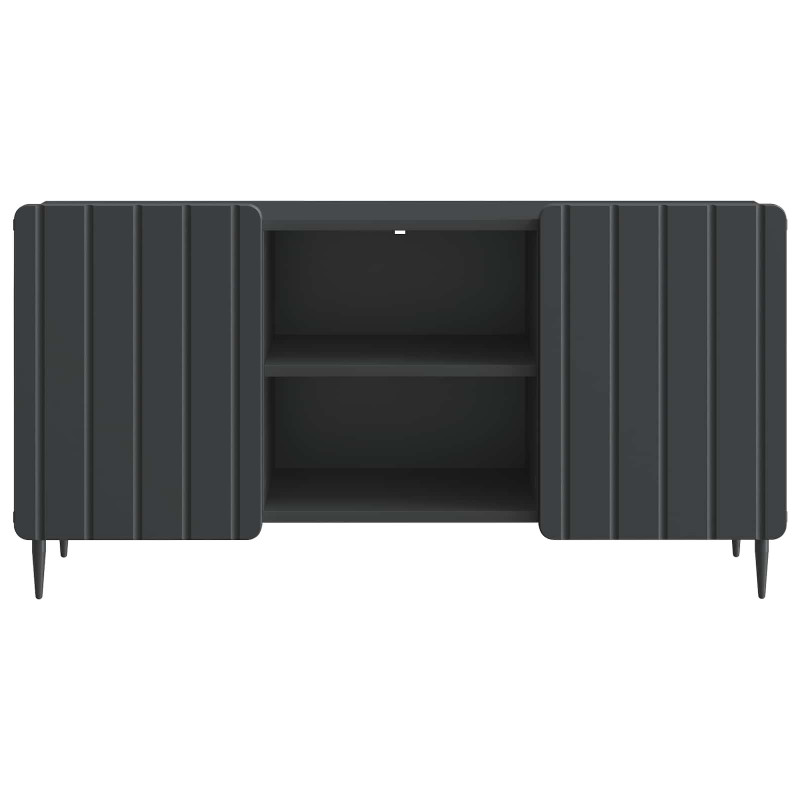 Szafka pod telewizor Czarny 102 x 34,5 x 52 cm