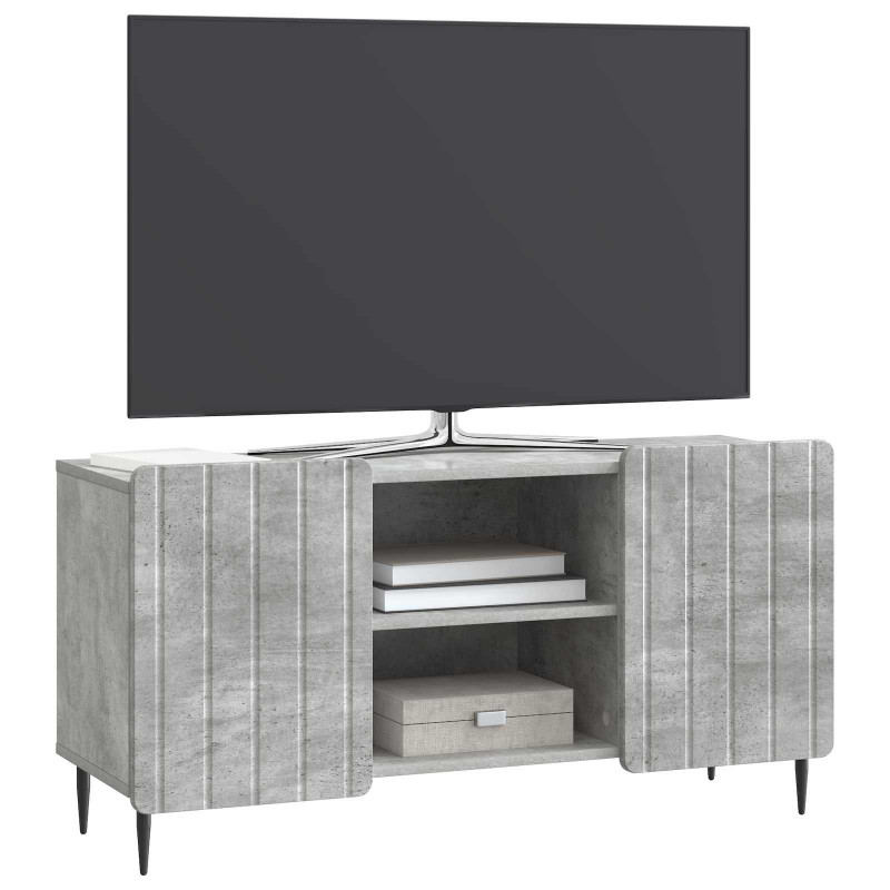 Szafka pod telewizor Betonowy szary 102 x 34,5 x 52 cm
