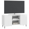 Szafka pod telewizor Biały wysoki połysk 102 x 34,5 x 52 cm