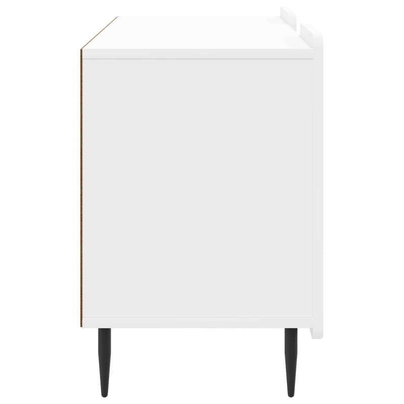 Szafka pod telewizor Biały wysoki połysk 102 x 34,5 x 52 cm