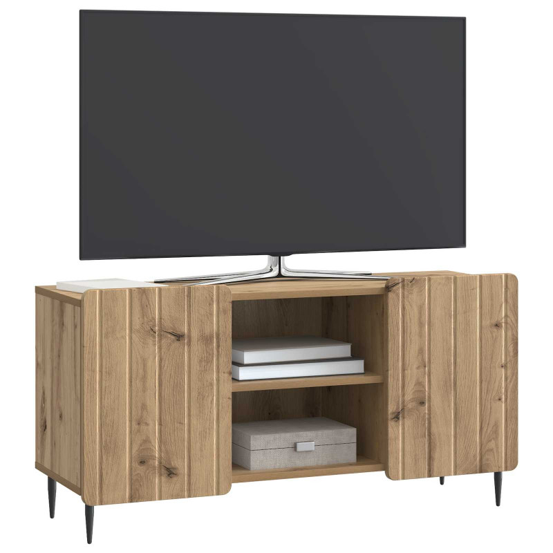 Szafka pod telewizor Dąb artisan 102 x 34,5 x 52 cm