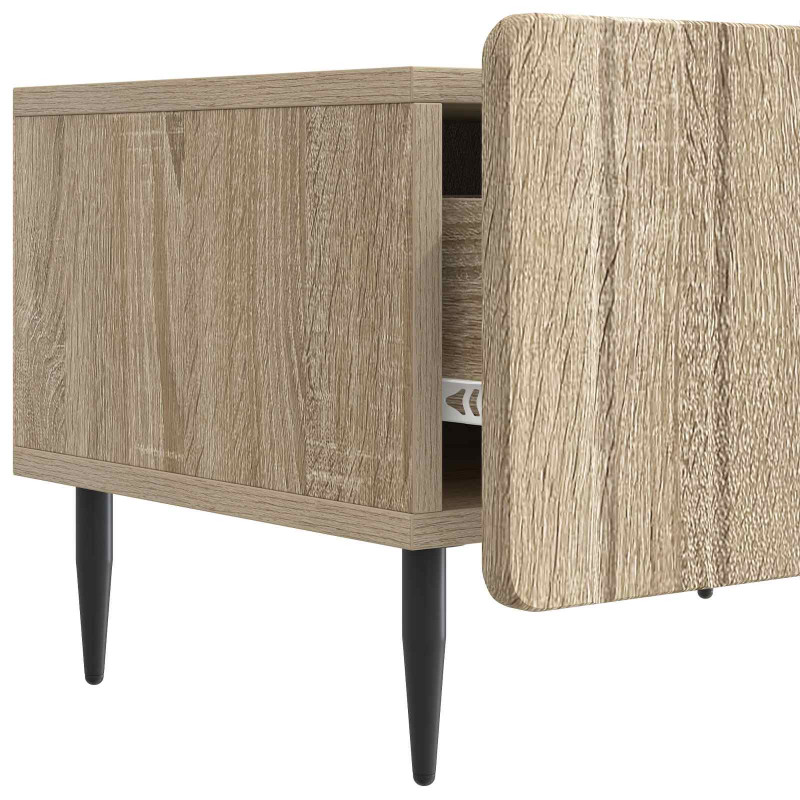 Szafka pod telewizor z szufladą dąb Sonoma 147 x 34,5 x 32 cm