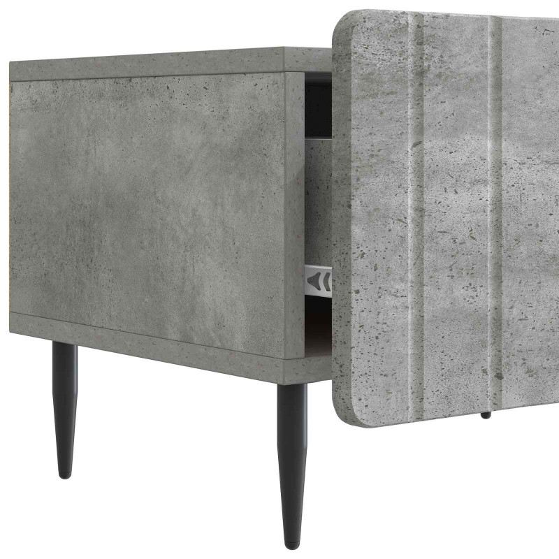 Szafka pod telewizor Betonowy szary 147 x 34,5 x 32 cm