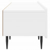 Szafka pod telewizor Biały wysoki połysk 147 x 34,5 x 32 cm