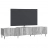 Szafka pod telewizor z szufladą Szary Sonoma 147 x 34,5 x 32 cm