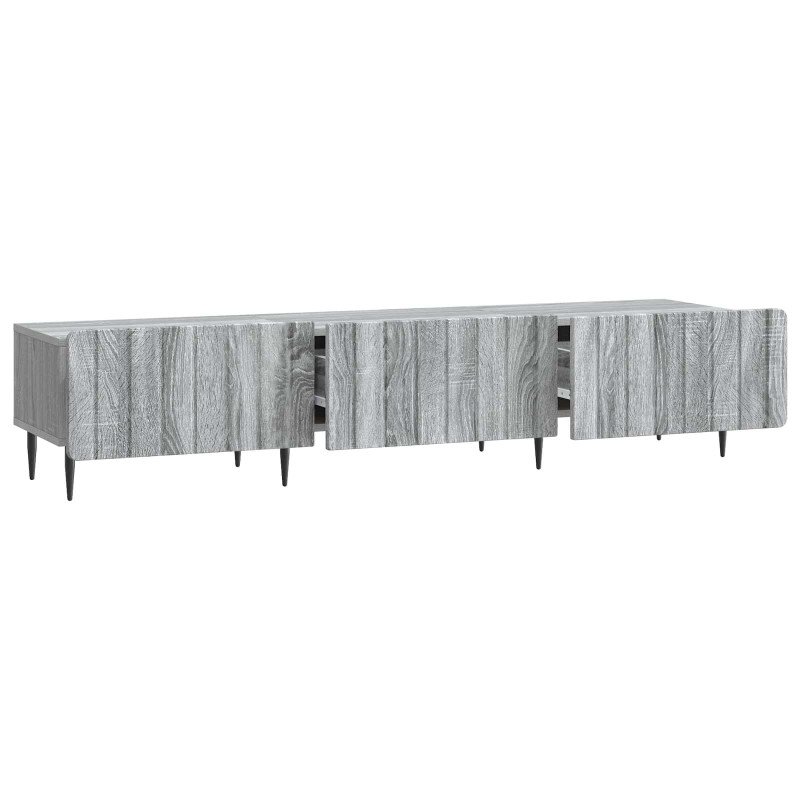 Szafka pod telewizor z szufladą Szary Sonoma 147 x 34,5 x 32 cm