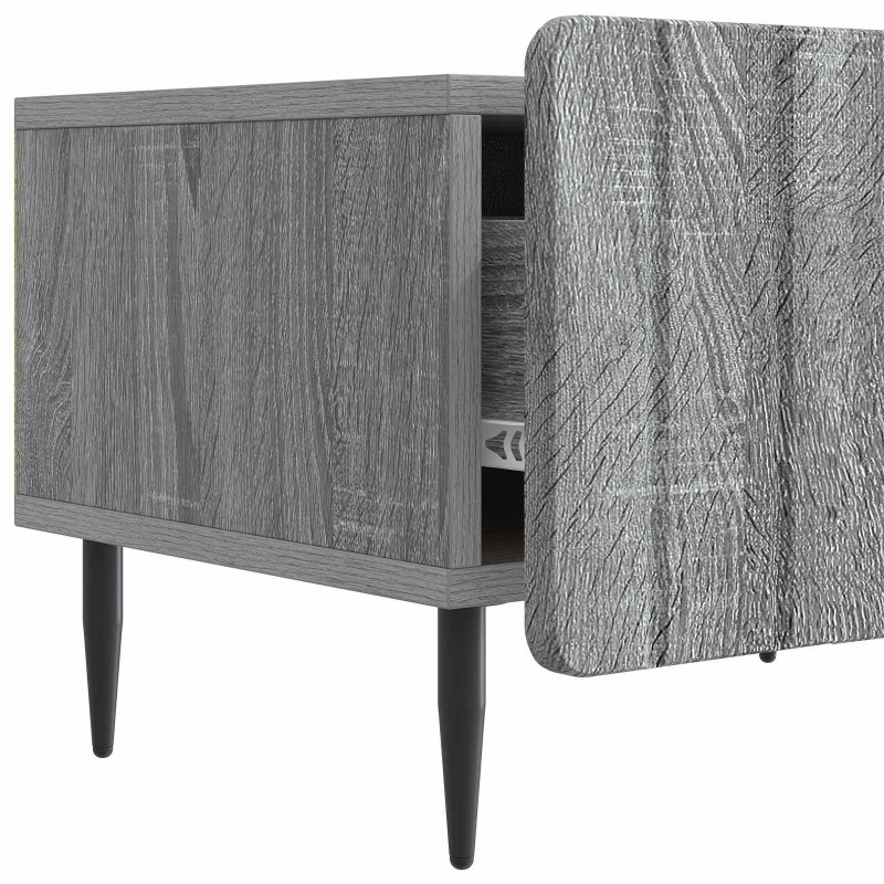 Szafka pod telewizor z szufladą Szary Sonoma 147 x 34,5 x 32 cm
