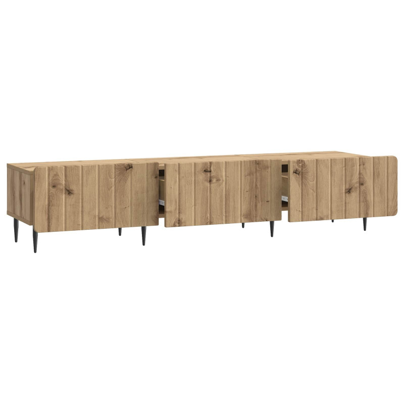 Szafka pod telewizor z szufladą Dąb artisan 147 x 34,5 x 32 cm