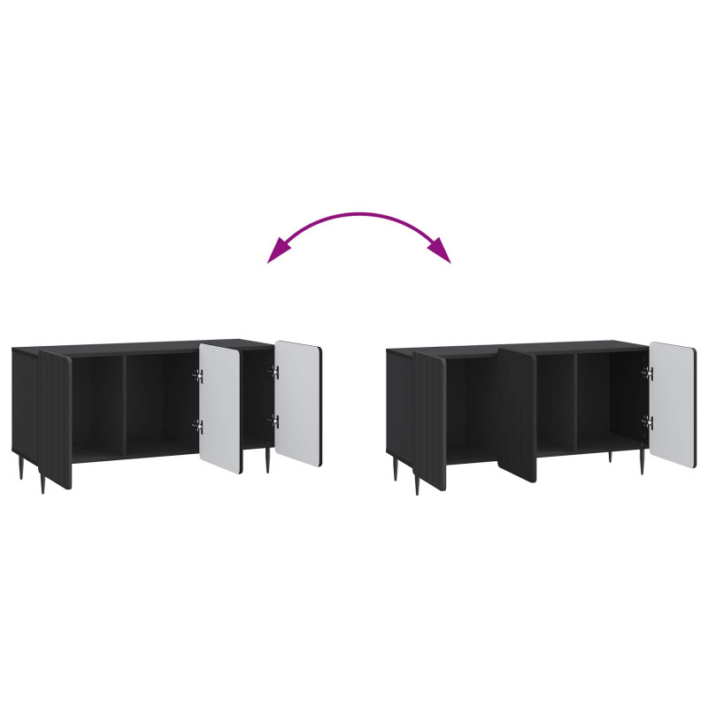 Szafka pod telewizor Czarny 99 x 34,5 x 52 cm
