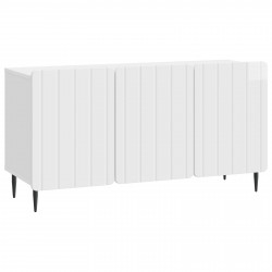 Szafka pod telewizor Biały wysoki połysk 99 x 34,5 x 52 cm