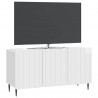 Szafka pod telewizor Biały wysoki połysk 99 x 34,5 x 52 cm