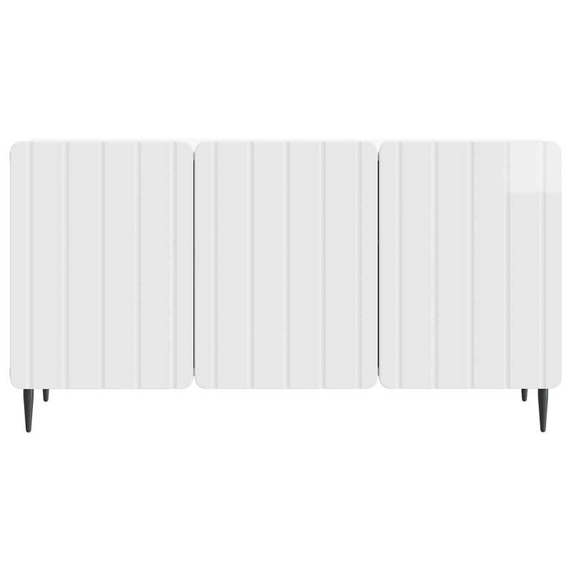 Szafka pod telewizor Biały wysoki połysk 99 x 34,5 x 52 cm