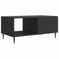 Stolik kawowy Czarny 90 x 50 x 40 cm Drewno inżynieryjne