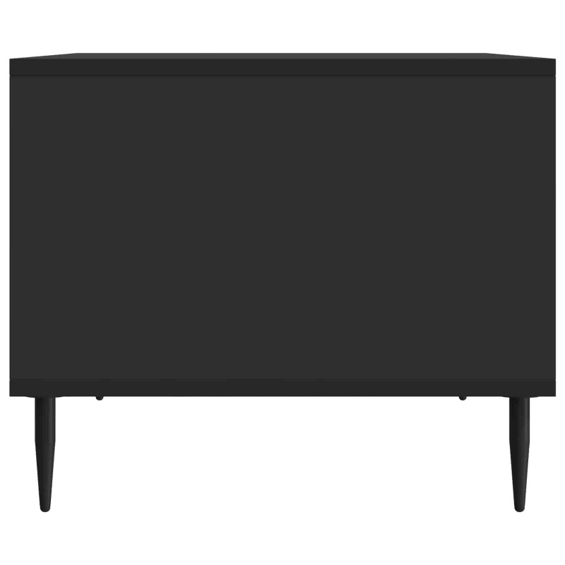 Stolik kawowy Czarny 90 x 50 x 40 cm Drewno inżynieryjne