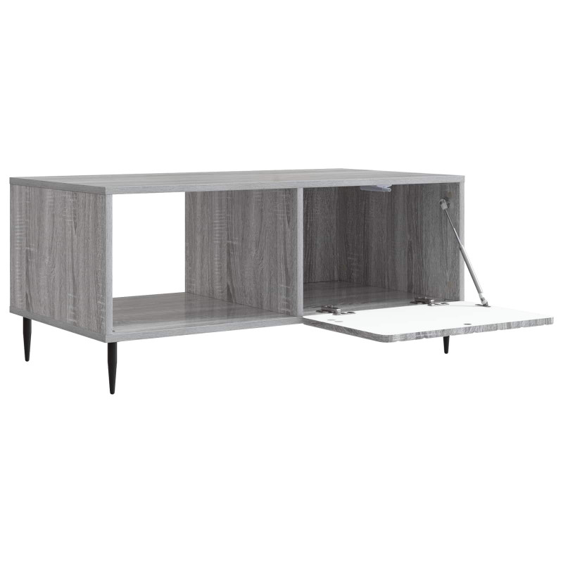 Stolik kawowy Szary Sonoma 90 x 50 x 40 cm Drewno inżynieryjne