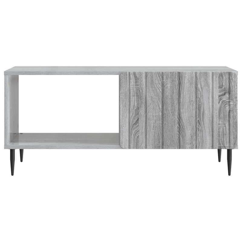Stolik kawowy Szary Sonoma 90 x 50 x 40 cm Drewno inżynieryjne