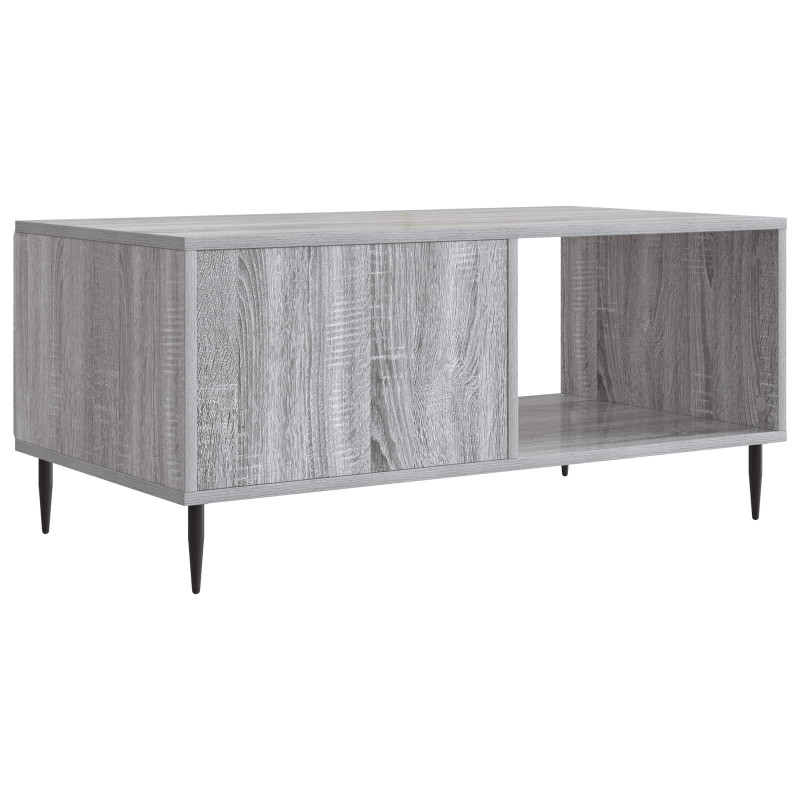 Stolik kawowy Szary Sonoma 90 x 50 x 40 cm Drewno inżynieryjne