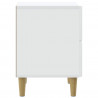 Szafka Nocna 2 pcs Biały 43 x 34,5 x 48 cm Drewno inżynieryjne