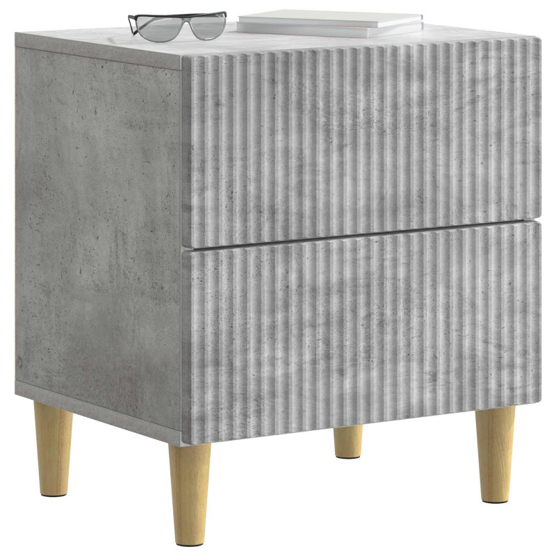 Szafka Nocna z szufladą Betonowy szary 43 x 34,5 x 48 cm
