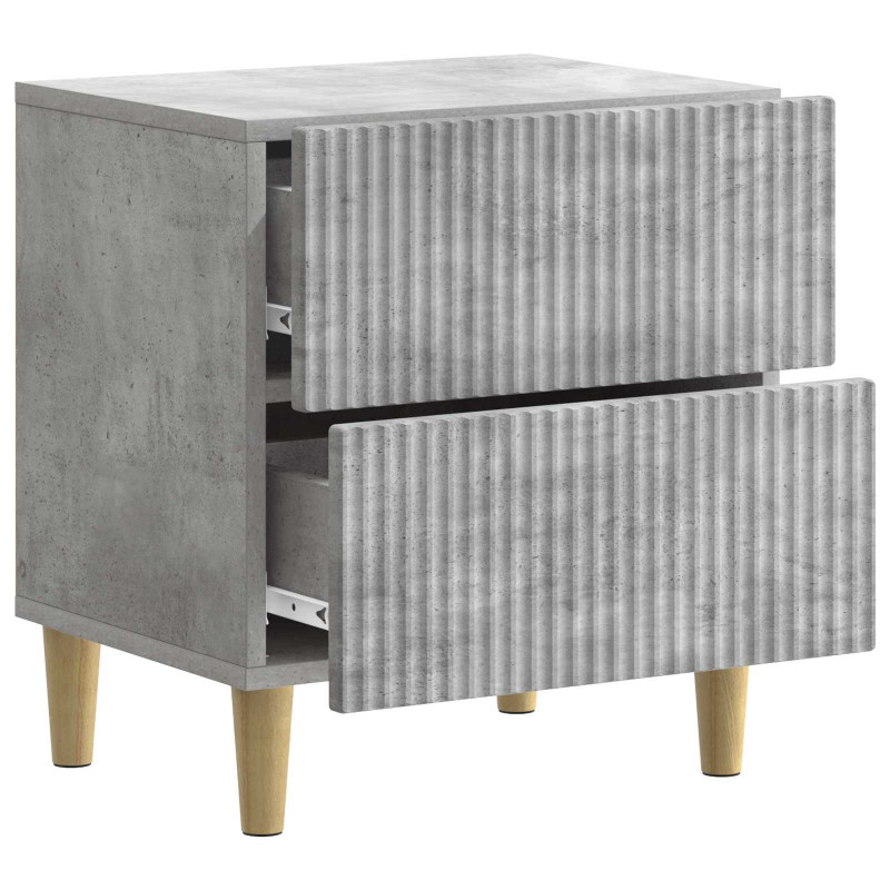 Szafka Nocna z szufladą 2 pcs Betonowy szary 43 x 34,5 x 48 cm