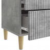 Szafka Nocna z szufladą 2 pcs Betonowy szary 43 x 34,5 x 48 cm