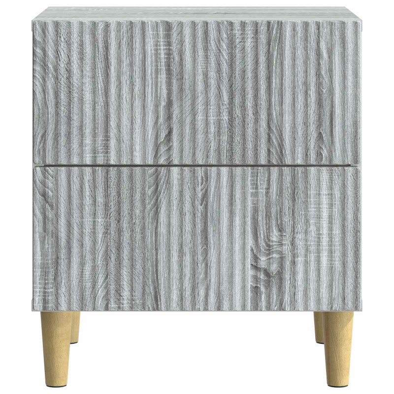 Szafka Nocna z szufladą 2 pcs Szary Sonoma 43 x 34,5 x 48 cm