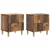 Szafka Nocna z szufladą 2 pcs Stare drewno 43 x 34,5 x 48 cm