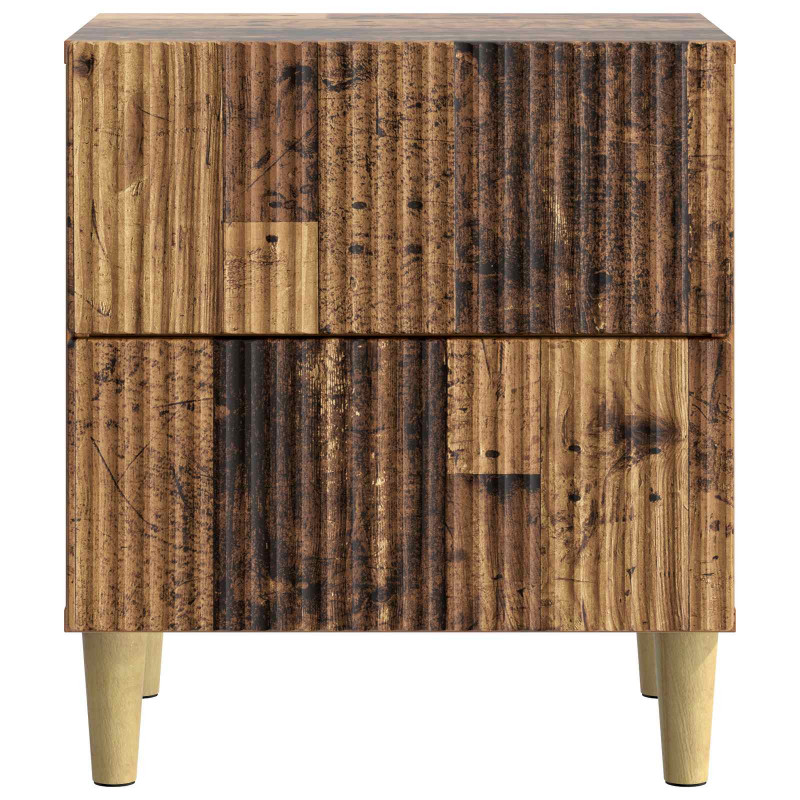 Szafka Nocna z szufladą 2 pcs Stare drewno 43 x 34,5 x 48 cm