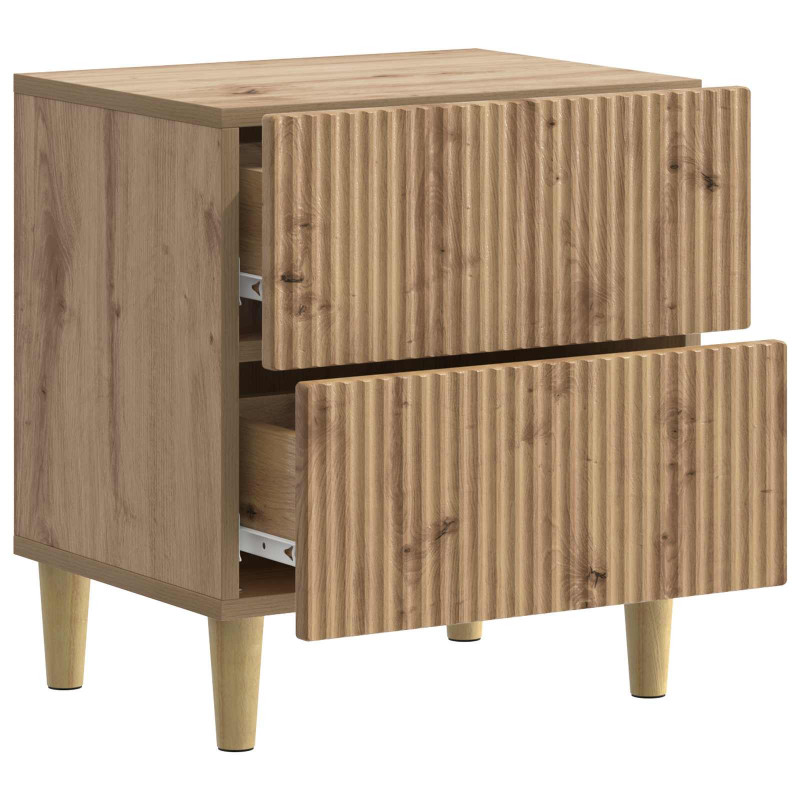 Szafka Nocna z szufladą 2 pcs Dąb artisan 43 x 34,5 x 48 cm