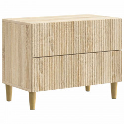 Szafka Nocna dąb Sonoma 62 x 34,5 x 48 cm Drewno inżynieryjne