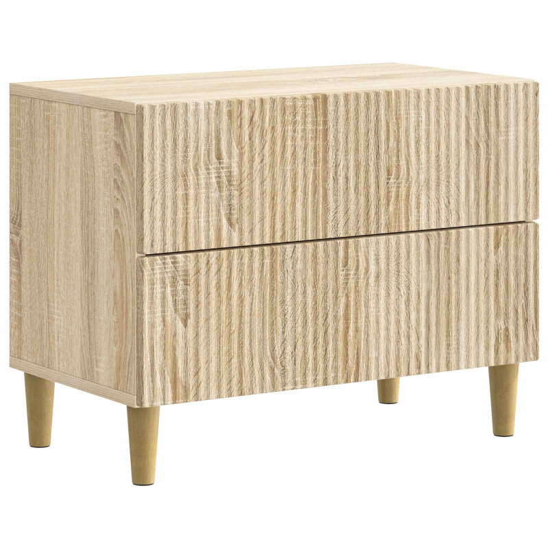 Szafka Nocna dąb Sonoma 62 x 34,5 x 48 cm Drewno inżynieryjne