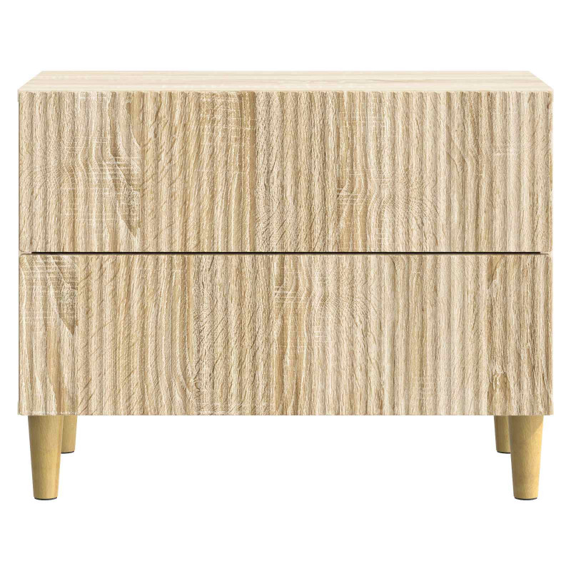Szafka Nocna dąb Sonoma 62 x 34,5 x 48 cm Drewno inżynieryjne