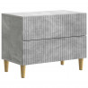 Szafka Nocna z szufladą Betonowy szary 62 x 34,5 x 48 cm