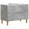 Szafka Nocna z szufladą Betonowy szary 62 x 34,5 x 48 cm