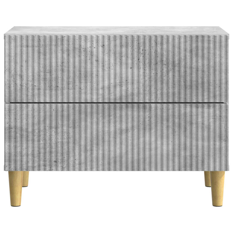 Szafka Nocna z szufladą Betonowy szary 62 x 34,5 x 48 cm