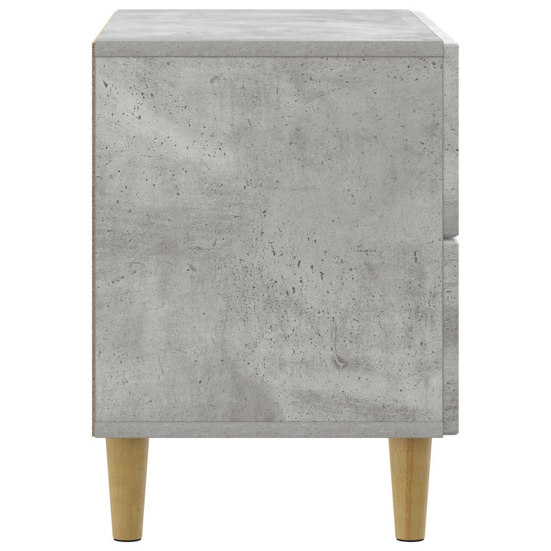 Szafka Nocna z szufladą Betonowy szary 62 x 34,5 x 48 cm
