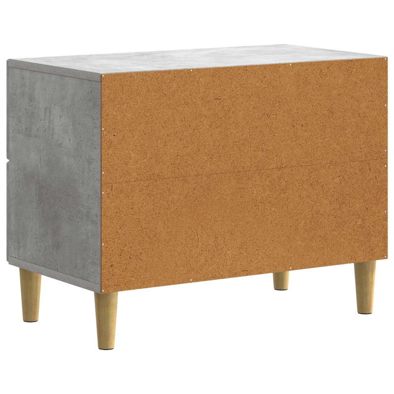 Szafka Nocna z szufladą Betonowy szary 62 x 34,5 x 48 cm