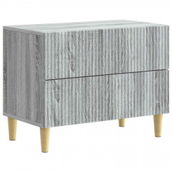 Szafka Nocna Szary Sonoma 62 x 34,5 x 48 cm Drewno inżynieryjne