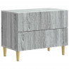 Szafka Nocna Szary Sonoma 62 x 34,5 x 48 cm Drewno inżynieryjne