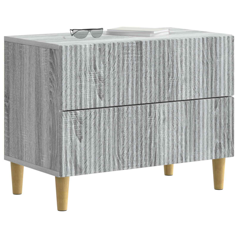 Szafka Nocna Szary Sonoma 62 x 34,5 x 48 cm Drewno inżynieryjne
