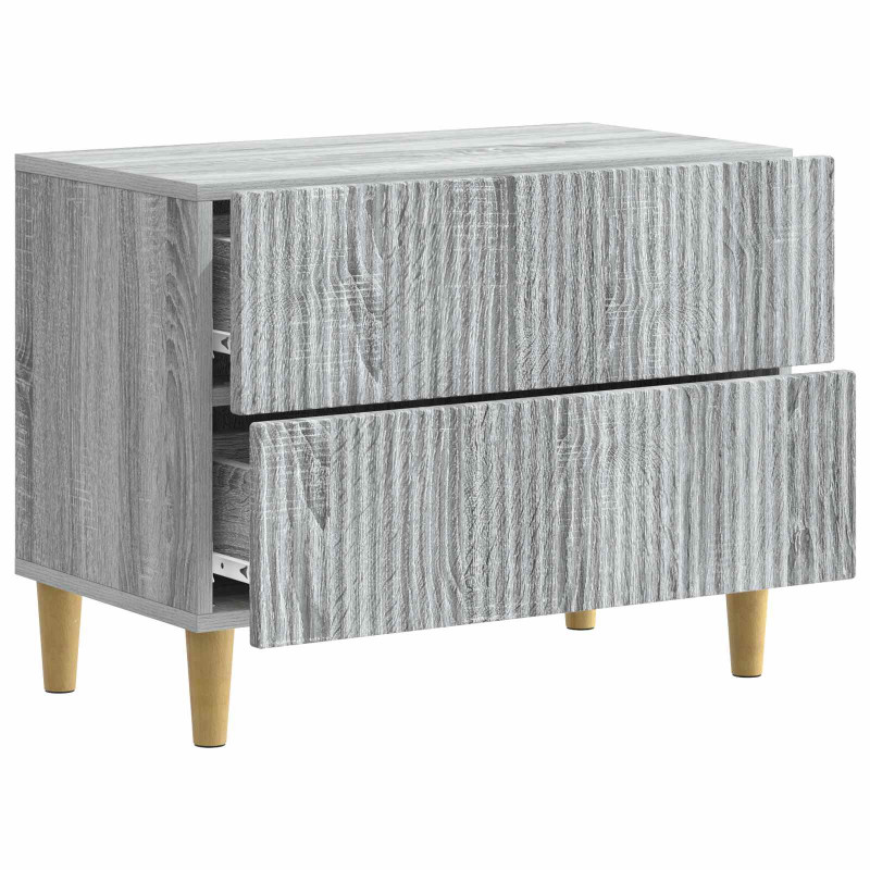 Szafka Nocna Szary Sonoma 62 x 34,5 x 48 cm Drewno inżynieryjne