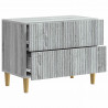 Szafka Nocna Szary Sonoma 62 x 34,5 x 48 cm Drewno inżynieryjne