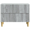 Szafka Nocna Szary Sonoma 62 x 34,5 x 48 cm Drewno inżynieryjne