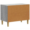 Szafka Nocna Szary Sonoma 62 x 34,5 x 48 cm Drewno inżynieryjne