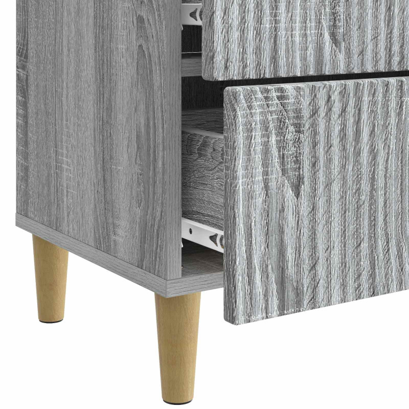 Szafka Nocna Szary Sonoma 62 x 34,5 x 48 cm Drewno inżynieryjne