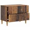 Szafka Nocna Stare drewno 62 x 34,5 x 48 cm Drewno inżynieryjne
