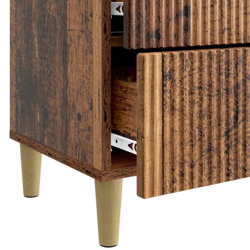 Szafka Nocna Stare drewno 62 x 34,5 x 48 cm Drewno inżynieryjne