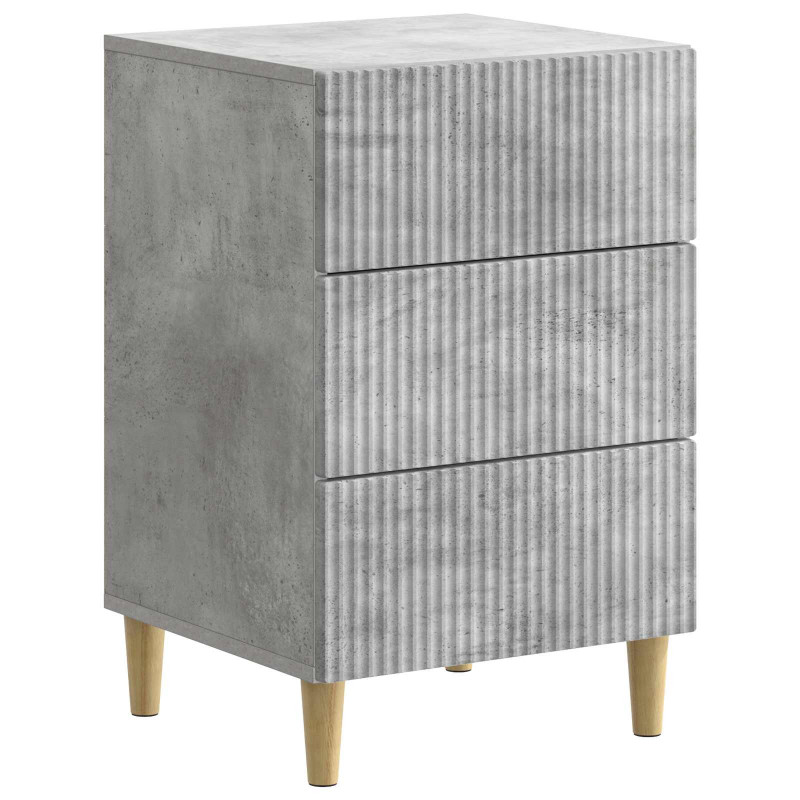 Szafka Nocna z szufladą Betonowy szary 43 x 41 x 66,5 cm