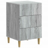 Szafka Nocna Szary Sonoma 43 x 41 x 66,5 cm Drewno inżynieryjne