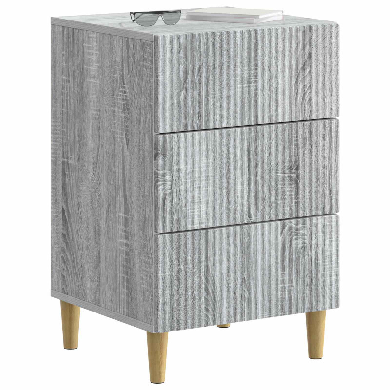 Szafka Nocna Szary Sonoma 43 x 41 x 66,5 cm Drewno inżynieryjne